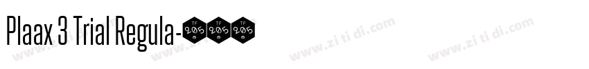 Plaax 3 Trial Regula字体转换 Plaax 3 Trial Regula字体转换